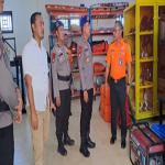 Kantor Pencarian dan Pertolongan Kelas A Pekanbaru Terima Kunjungan Satpolairud Polres Pelalawan 